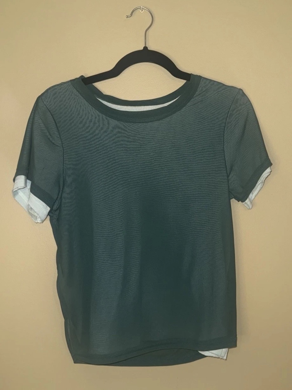 Free People We The Free Tasha Tee - Icy Lake Green  Womens Medium